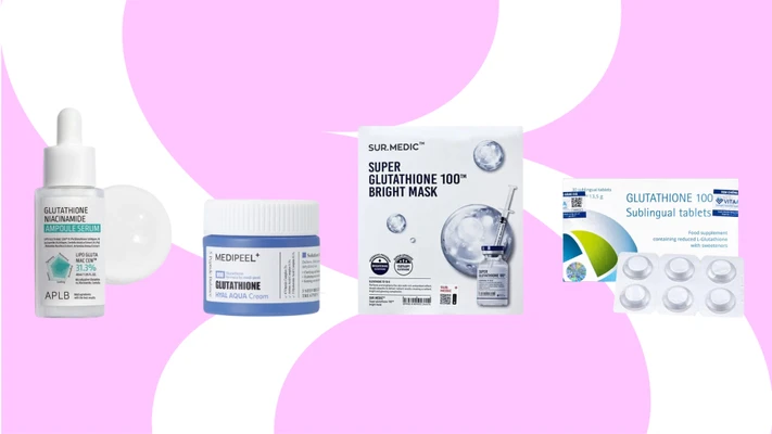 các sản phẩm chứa glutathione giúp dưỡng sáng da