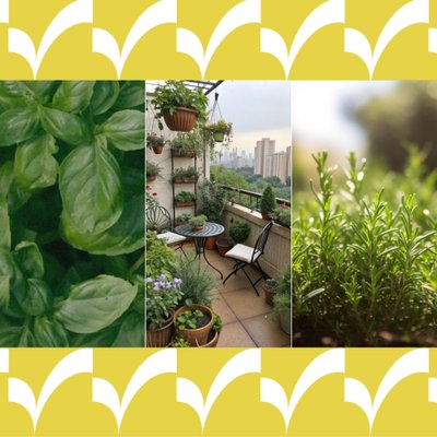 những loại thảo mộc cho ban công nhỏ