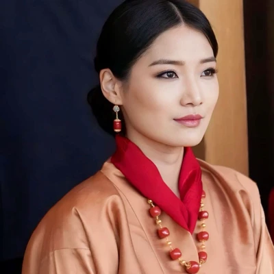 Vẻ đẹp phúc hậu của Hoàng hậu Bhutan.