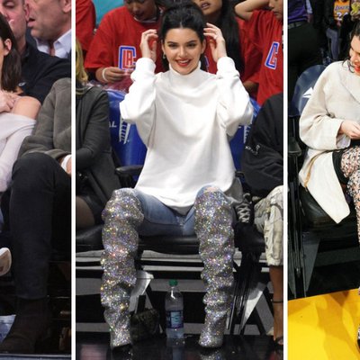 Thời trang xem bóng rổ của Beyoncé, Rihanna, Kendall Jenner