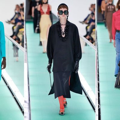 thiết kế ứng dụng cao dành cho nữ trong bộ sưu tập gucci xuân hè 2020