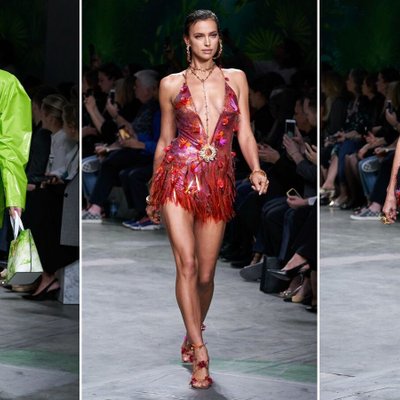 các thiết kế ấn tượng bộ sưu tập versace xuân hè 2020