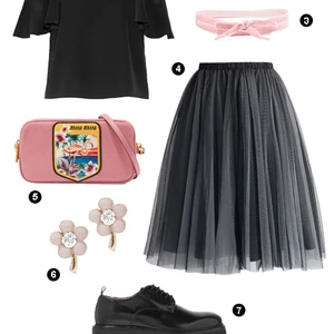 Cách phối đồ thời thượng với váy Tulle 26