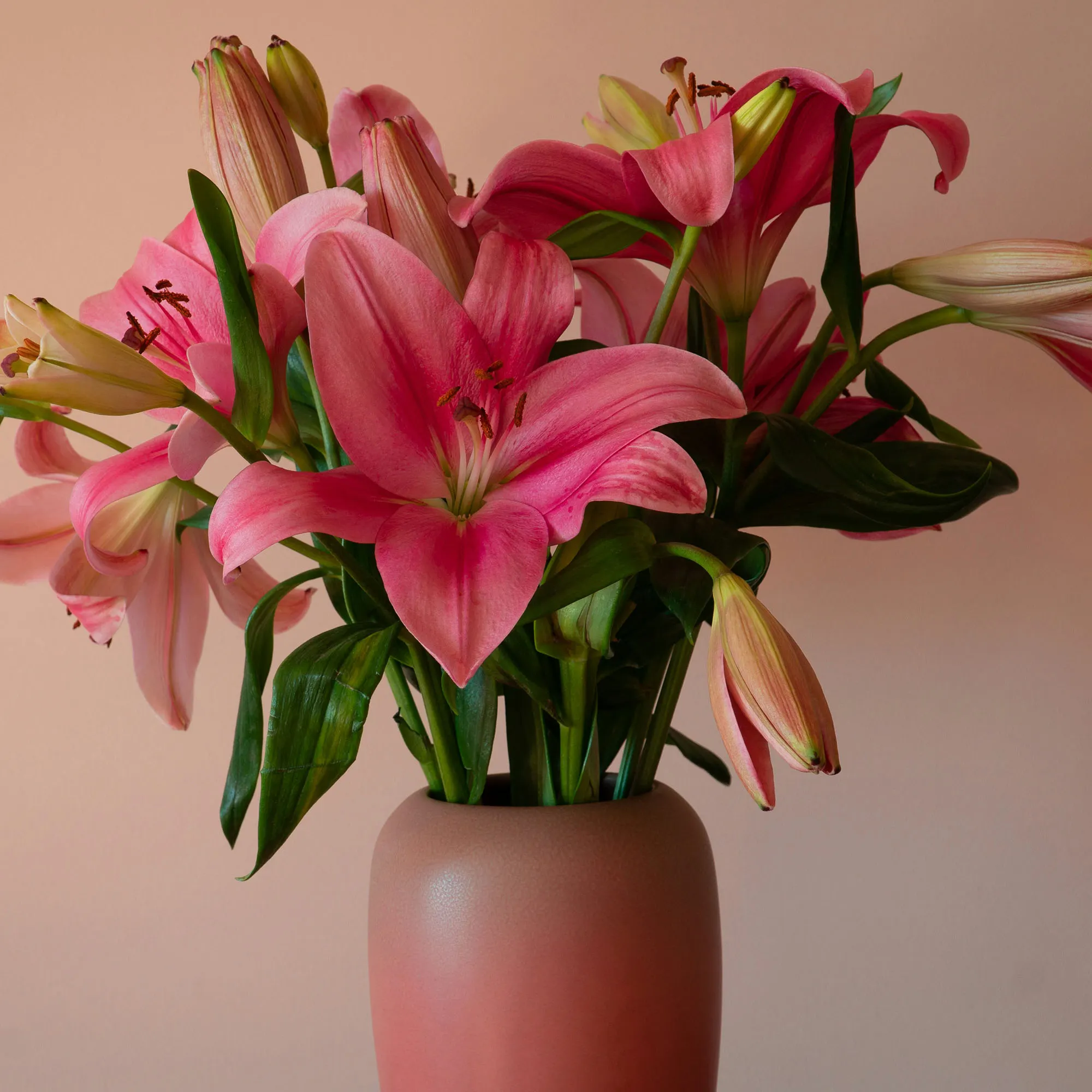 bình hoa ly đẹp trang trí nhà cửa