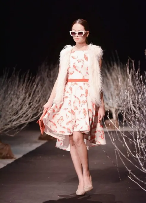 Ngọc Hân mang Nhật Bản đến Tuần lễ thời trang Việt Nam Thu Đông