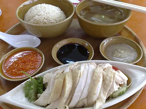 Cơm gà, Singapore