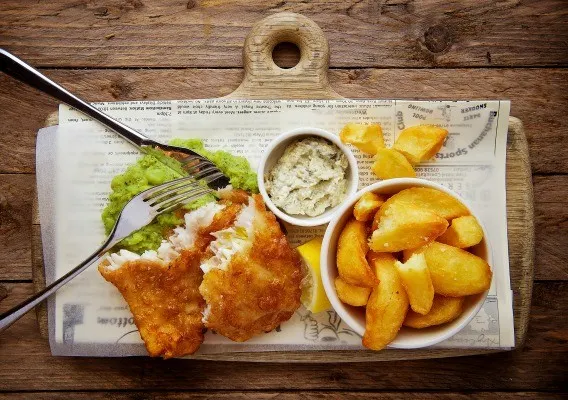 Fish and chips, Anh