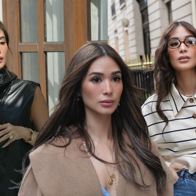 Heart Evangelista với mái tóc xoăn xõa bồng bềnh