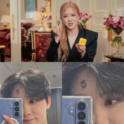 Cận cảnh cách các thần tượng K-pop sử dụng miếng dán mụn hình gấu và ngôi sao để tạo điểm nhấn cho diện mạo đời thường.