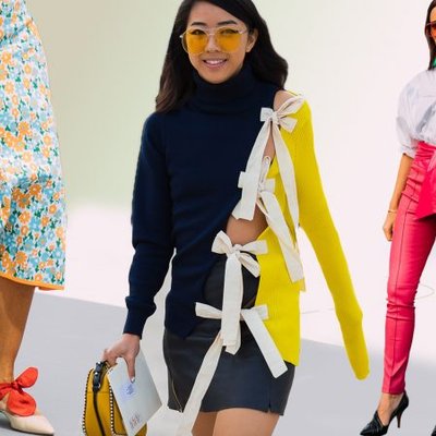 Trẻ hoá phong cách thời trang qua xu hướng nơ đang nở rộ khắp làng mốt