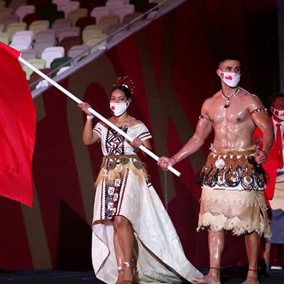 Đội tuyển Tonga tại lễ khai mạc