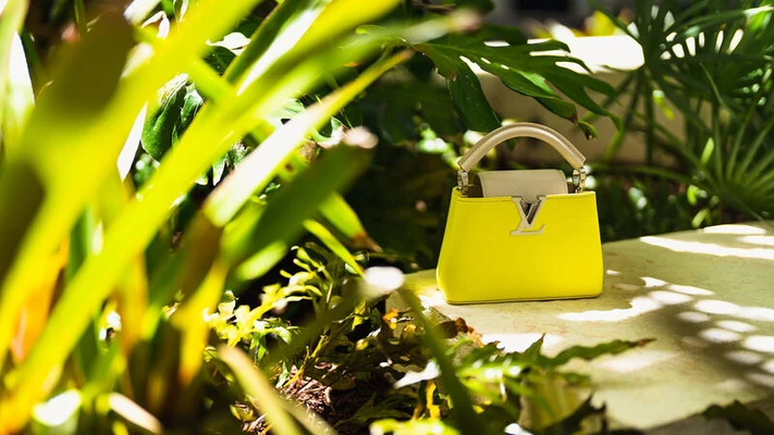 Louis Vuitton Capucines màu Neon