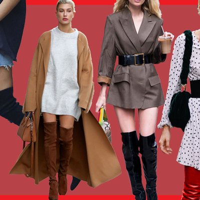 Bí quyết diện bốt cao quá gối sành điệu như fashionista thế giới