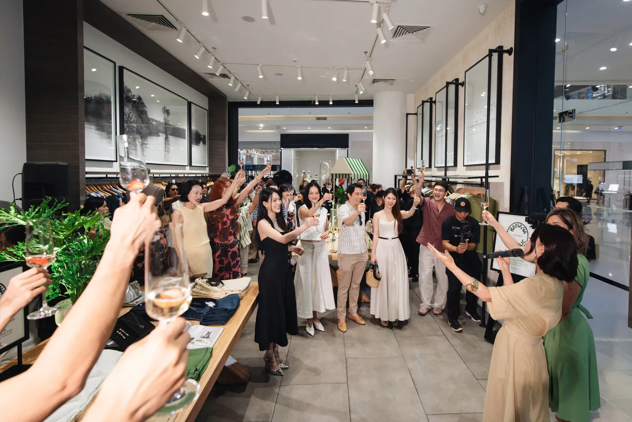 Khách mời tại sự kiện ra mắt BST Xuân 2026 của Banana Republic