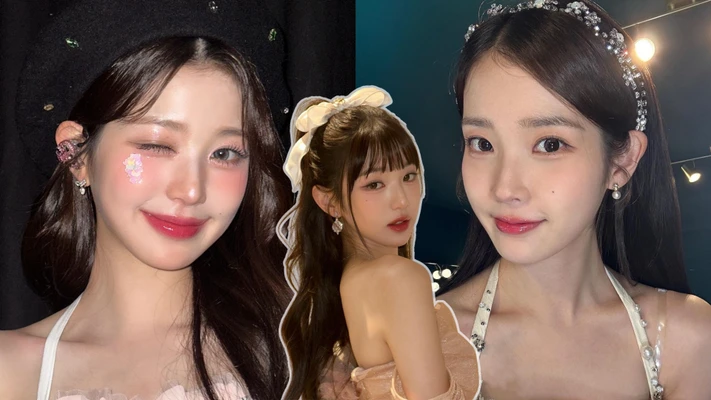 son môi - Jang Won Young và IU trang điểm môi kiểu kẹo hồ lô Tanghulu