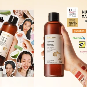cocoon - chai nước tẩy trang bí đao màu nâu của Cocoon