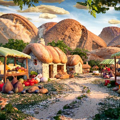 tranh nghệ thuật đồ ăn 25