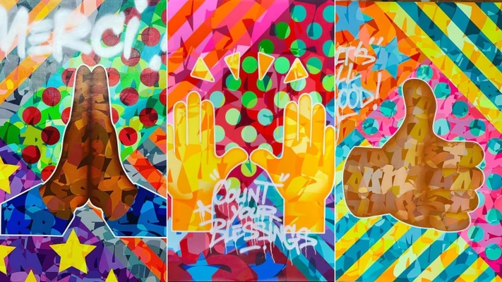 pop-art-3-ban-tay-emoji-trang-nau-vang-1600x900