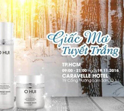 Thương hiệu Ohui biến "Giấc mơ tuyết trắng" thành sự thật