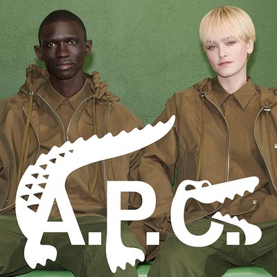 các thiết kế trong BST Lacoste x A.P.C mùa Hè 2022
