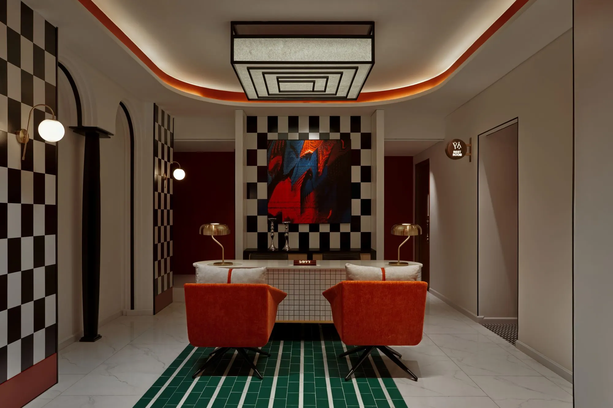 khu lounge thư giãn tại khách sạn savvy