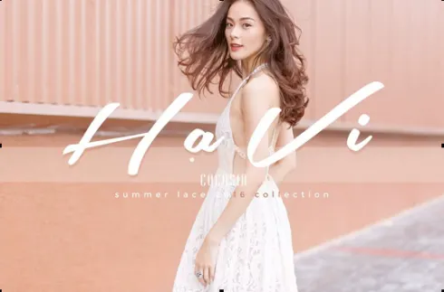 Hạ Vi trong trang phục của COCOSIN