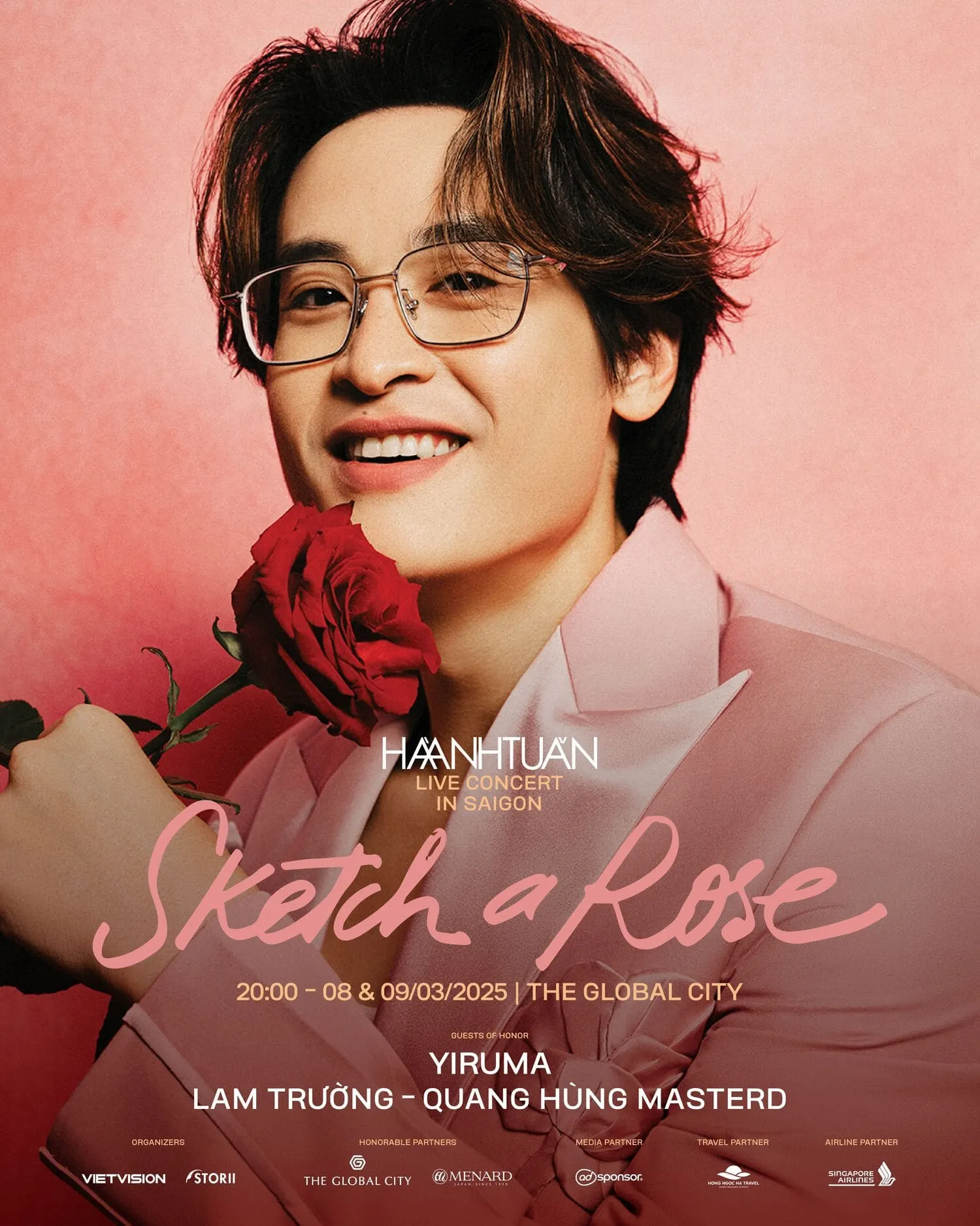 KV Hà Anh Tuấn Live concert “Sketch a Rose” in Saigon
