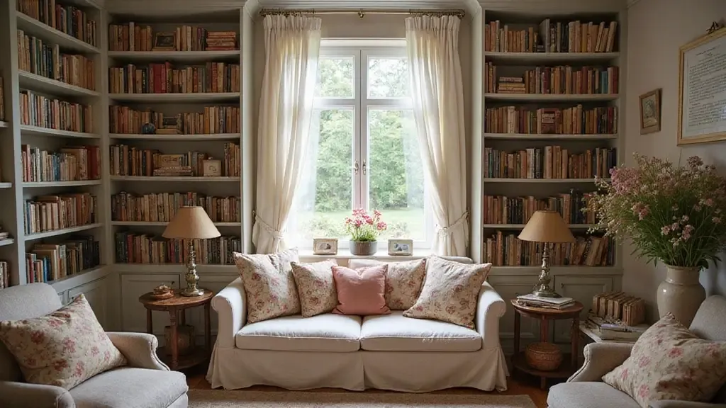 Phong cách trang trí cottagecore trong bài trắc nghiệm.