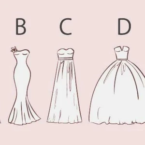trắc nghiệm về nửa kia qua váy cưới