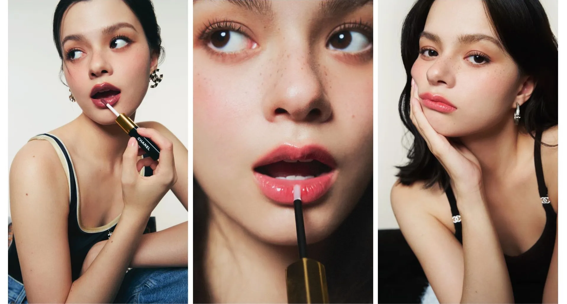 Ba khoảnh khắc khác nhau của Becky cùng son mới của Chanel