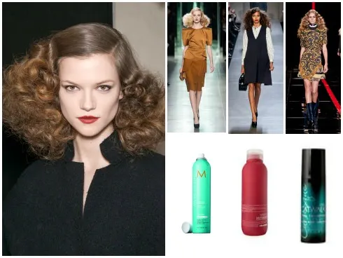 1. Kem định hình và tách sóng TIGI  2. Gôm xịt giữ nếp linh hoạt Luminous MOROCCANOIL 3. Gel tạo khuôn hình, bóng tóc DAVINES