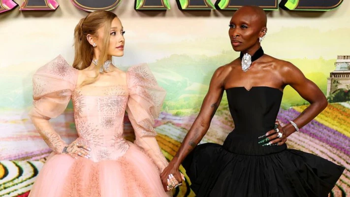 wicked premiere Ariana grande và Cynthia Erivo