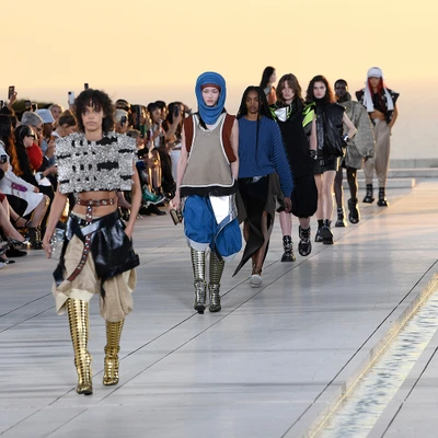 show diễn thời trang Louis Vuitton Cruise 2023 tại San Diego