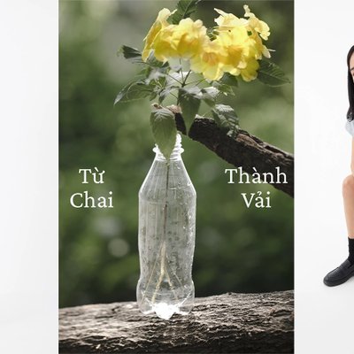 thời trang tái chế từ chai TheBlueTshirtnhựa