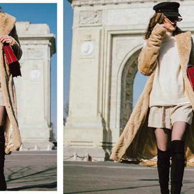 cách phối đồ với quần shorts trong mùa Đông Couturezilla