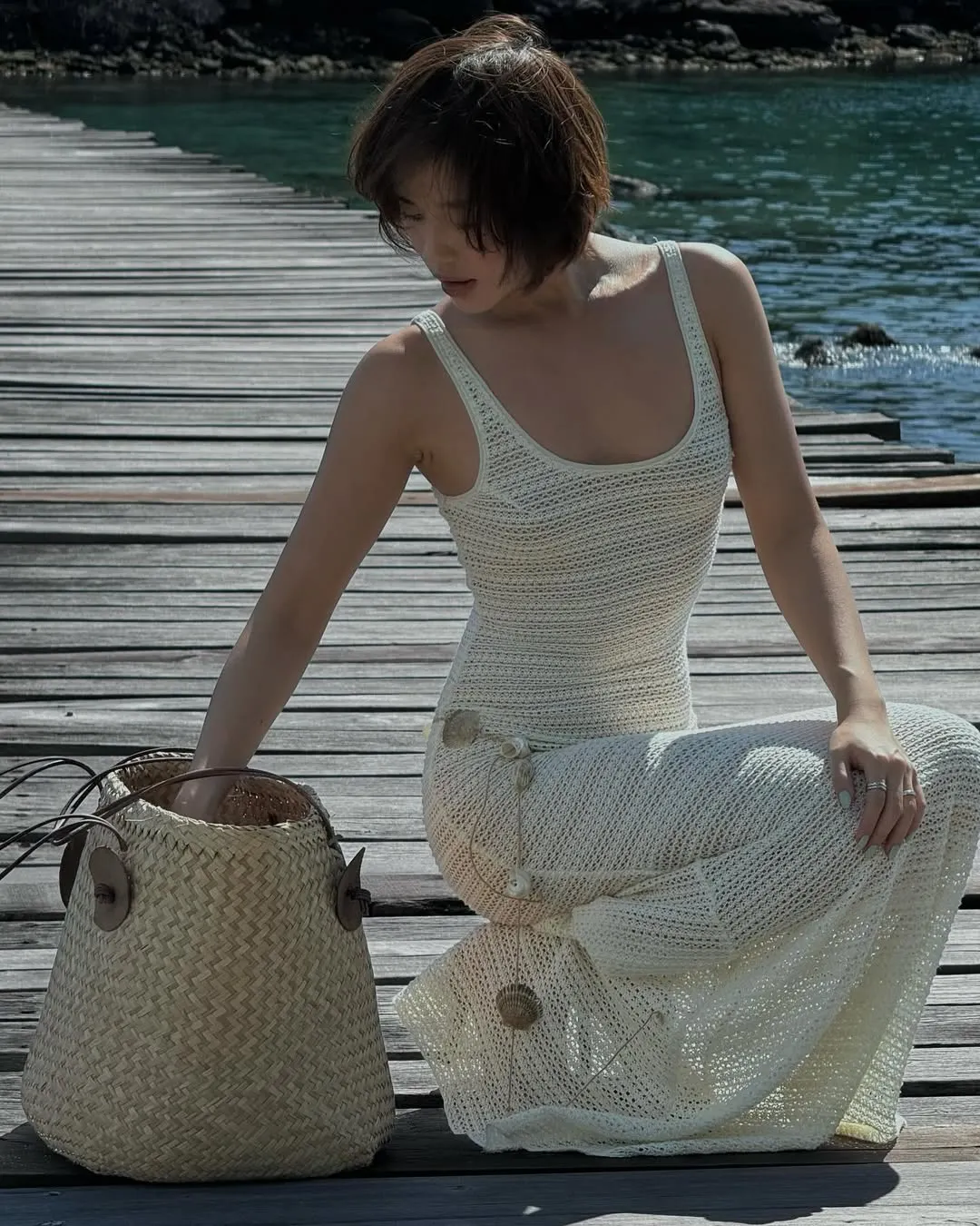 thời trang đan móc xu hướng thủy thủ địa trung hải