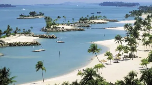 Sentosa beach