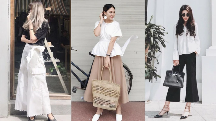 Thời trang tông trắng-đen độc chiếm street style sao Việt nửa đầu tháng 8