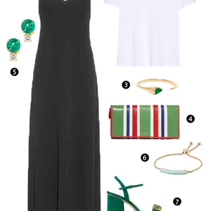 Muôn kiểu mặc đẹp với áo thun trắng 1A4