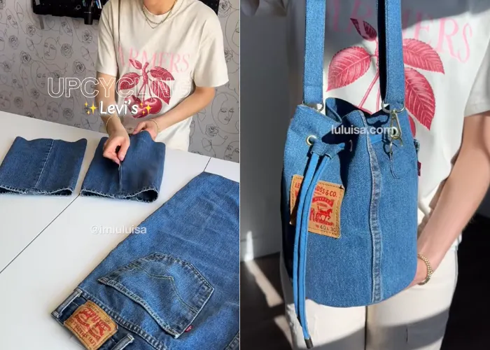 Kênh TikTok Esignerluisa tái chế quần áo cũ