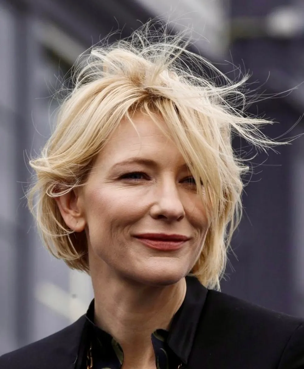 Làn da rạng rỡ của nữ diễn viên Cate Blanchett nhờ bí quyết chống lão hóa.