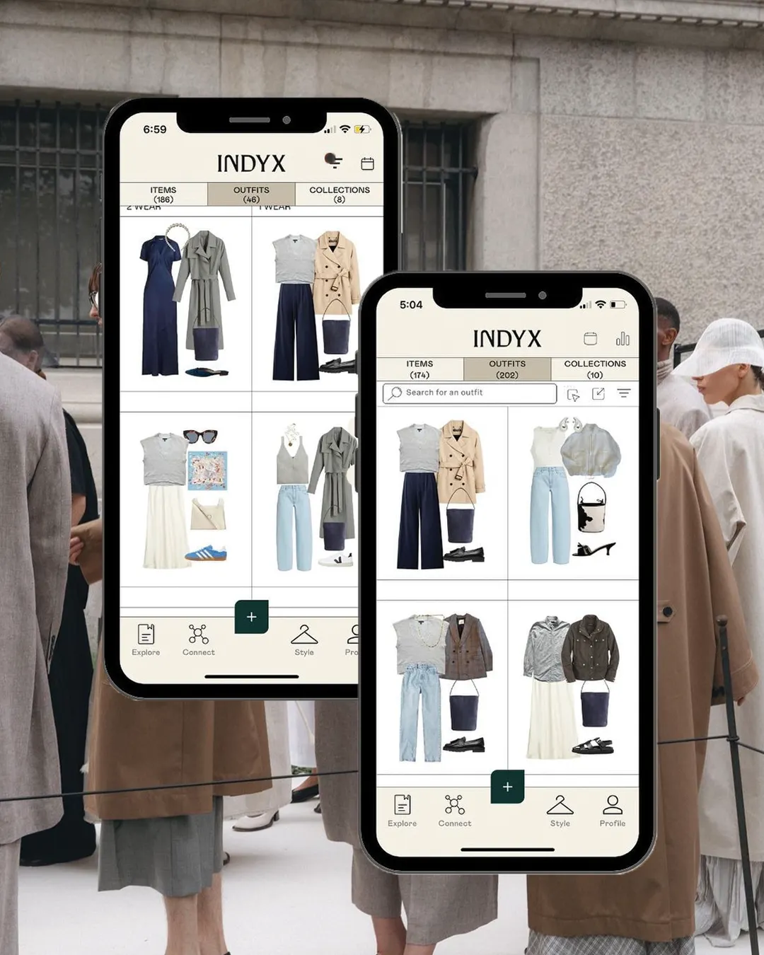 app phối đồ Indyx