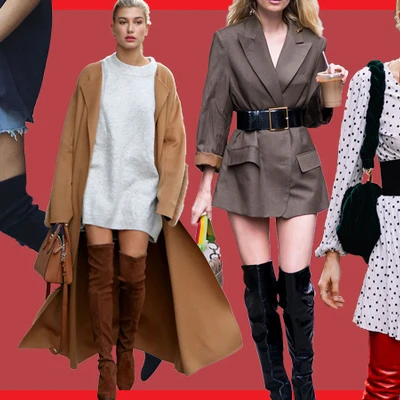 Bí quyết diện bốt cao quá gối sành điệu như fashionista thế giới