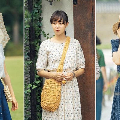 Tủ đồ retro của Gong Hyo Jin phim Khi Hoa Trà Nở