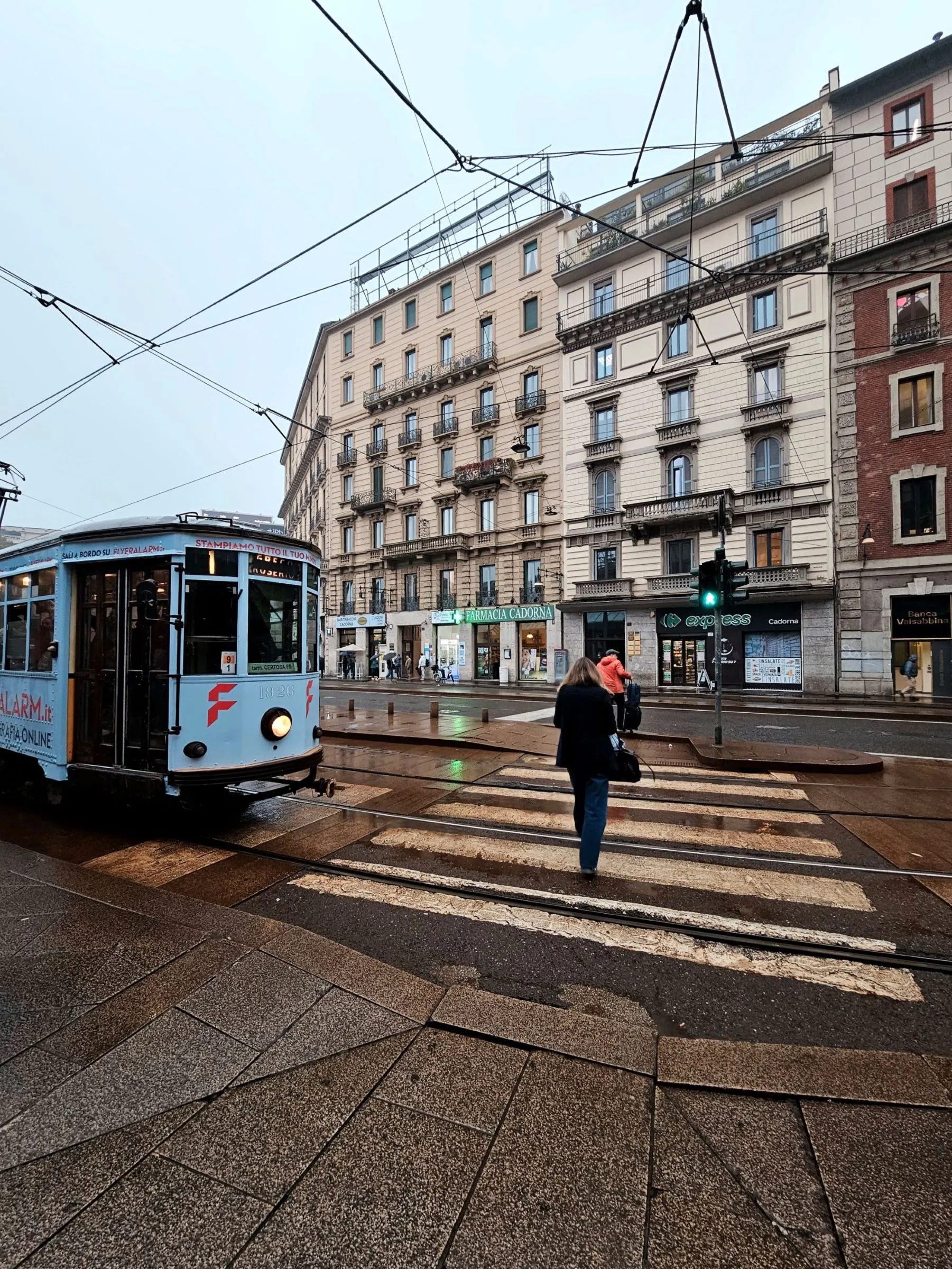 đường phố tại thành phố Milano, Ý