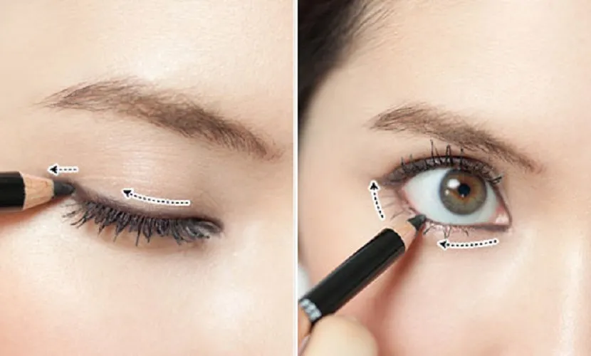 Cách kẻ mắt bằng chì 1