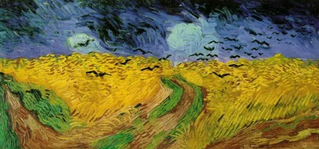 Bức tranh "Wheatfield with crows" của cố họa sĩ Van Gogh