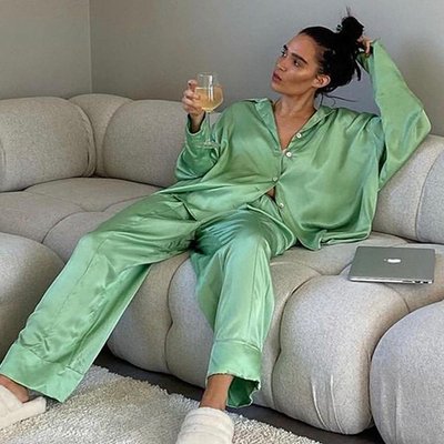 Pyjama xanh