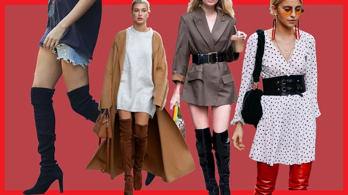 Bí quyết diện bốt cao quá gối sành điệu như fashionista thế giới