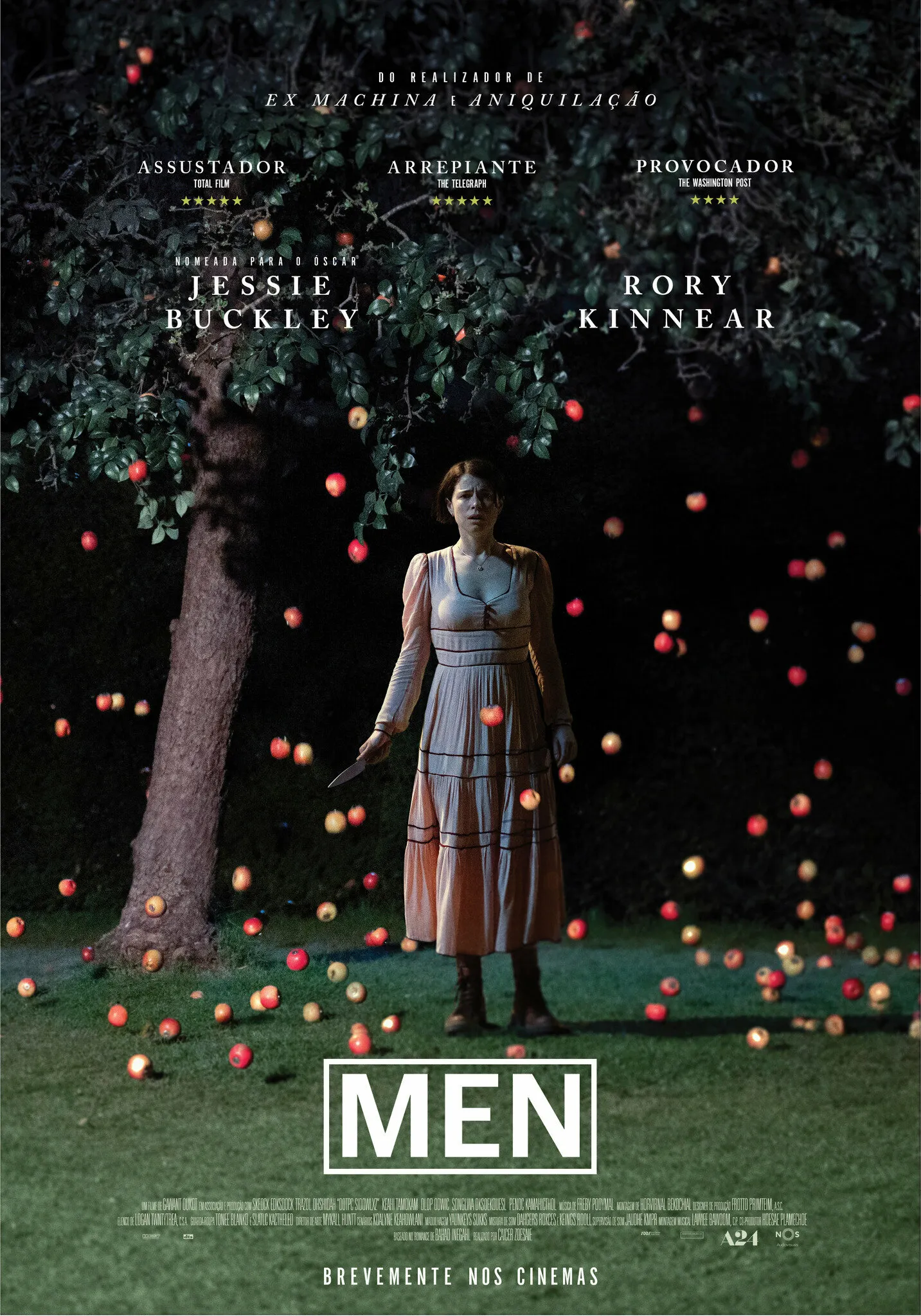 Men là một tác phẩm kinh dị dân gian đầy ám ảnh và siêu thực của đạo diễn Alex Garland có Jessie Buckley đóng